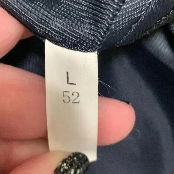 Men’s Gianelli Navy Suede Sports Coat Size 52L EUC - Picture 7 of 8